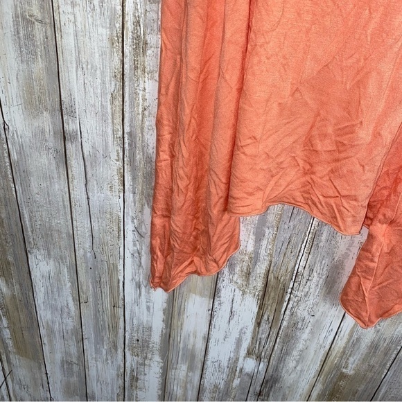 NWT About A Girl Peach Lace Back Tank - Picture 3 of 4
